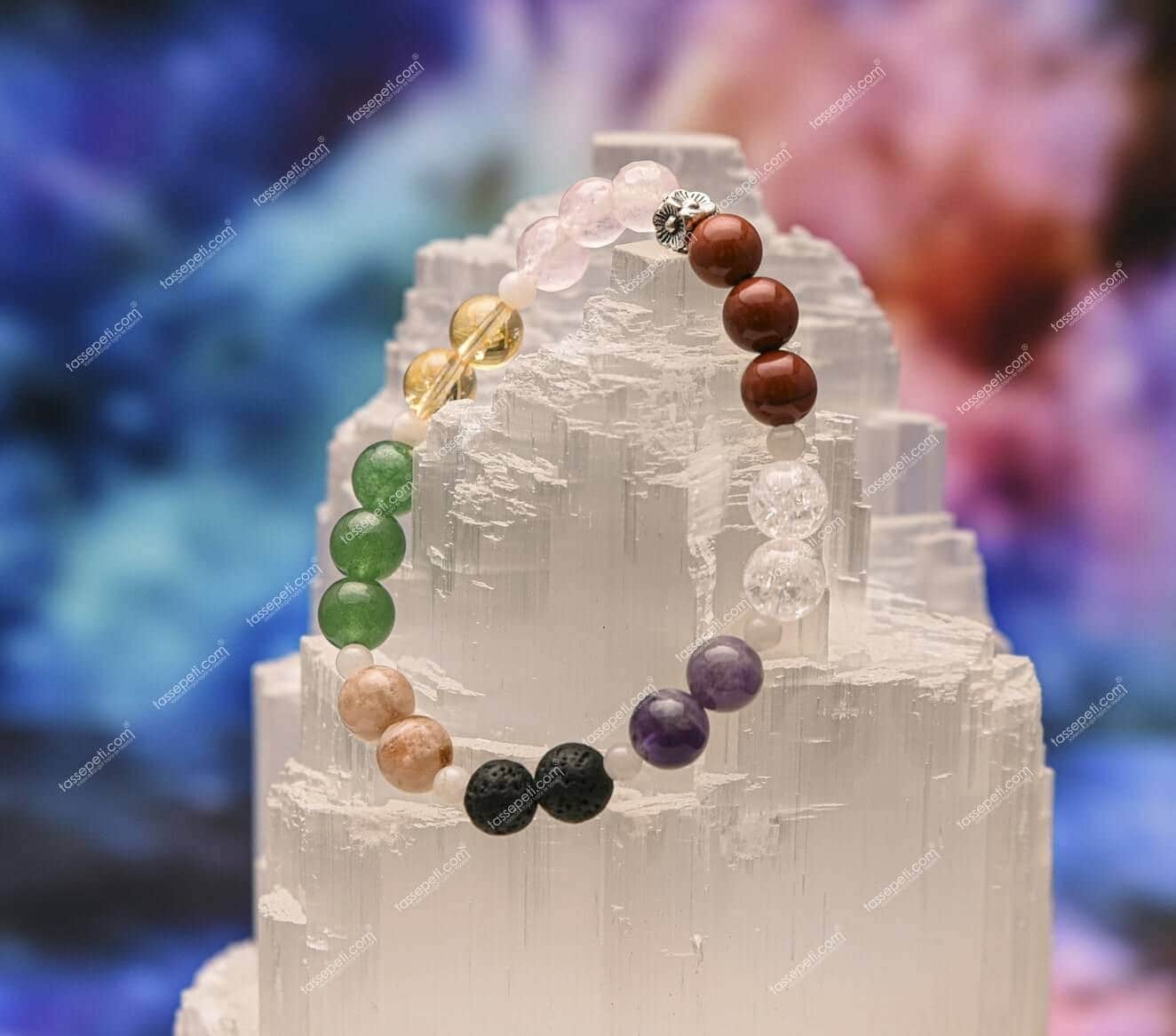 koç burcu doğal taş kadın bileklik