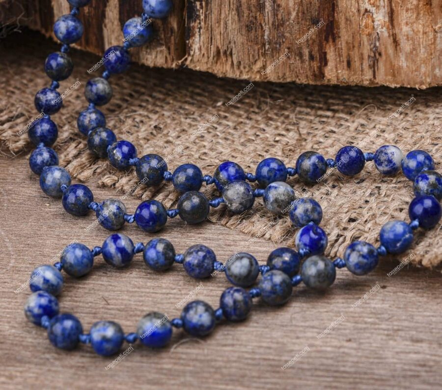 lapis lazuli doğal taş çocuk kolye