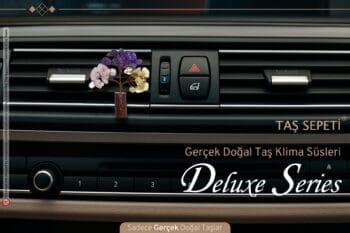 Araba Klima Süsü Minimal Doğal Taş Ağaç Pembe Kuvars Ametist Sitrin Torpido Dekoratif Klipsli Süs