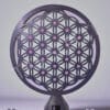Pembe Kuvars Yaşam Çiçeği Aşk Sevgi Enerji Lambası Amber Led Işık Meditasyon Spiritüel Hayat Çiçeği